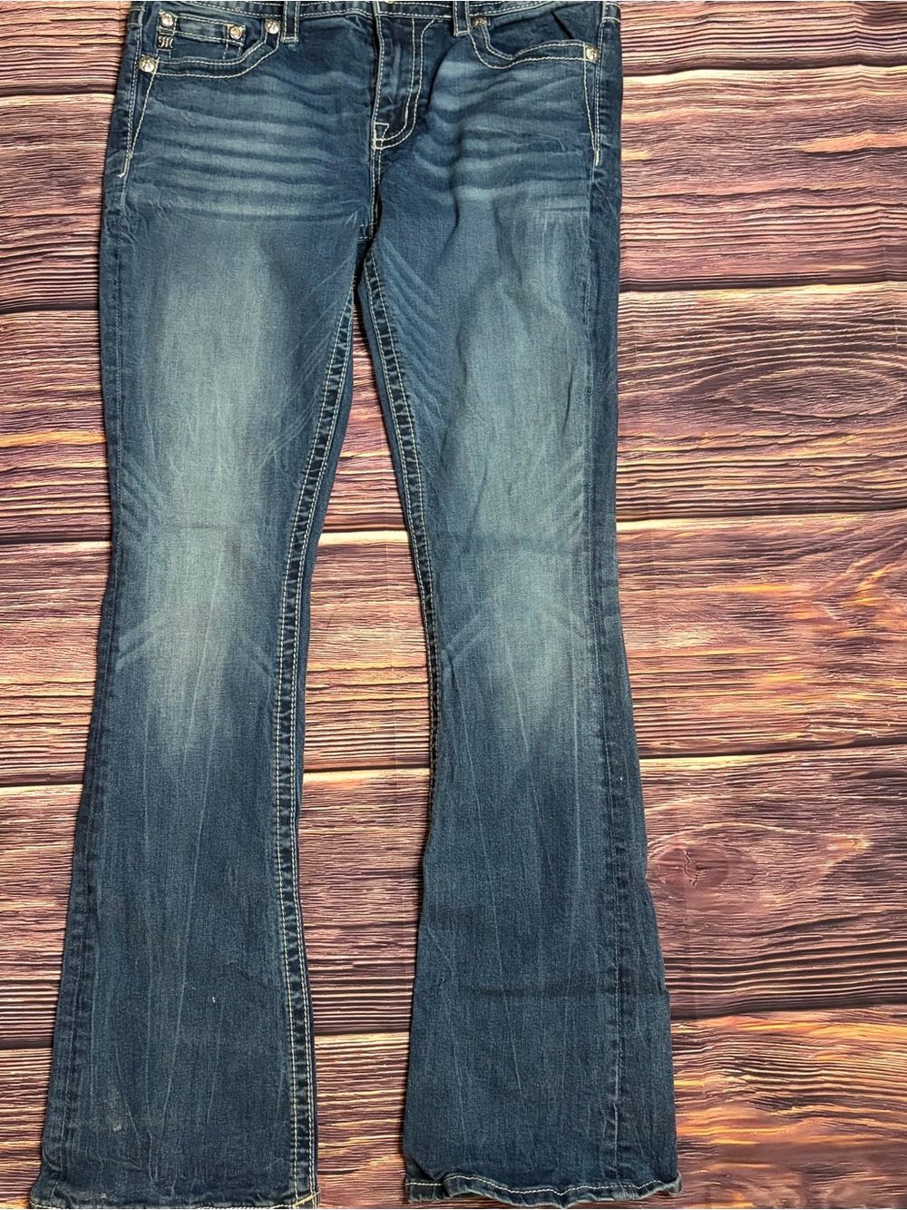 Miss Me Dark Blue Boot-Cut Jeans